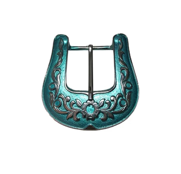 Blue F6 Stainless Steel Belt Buckle