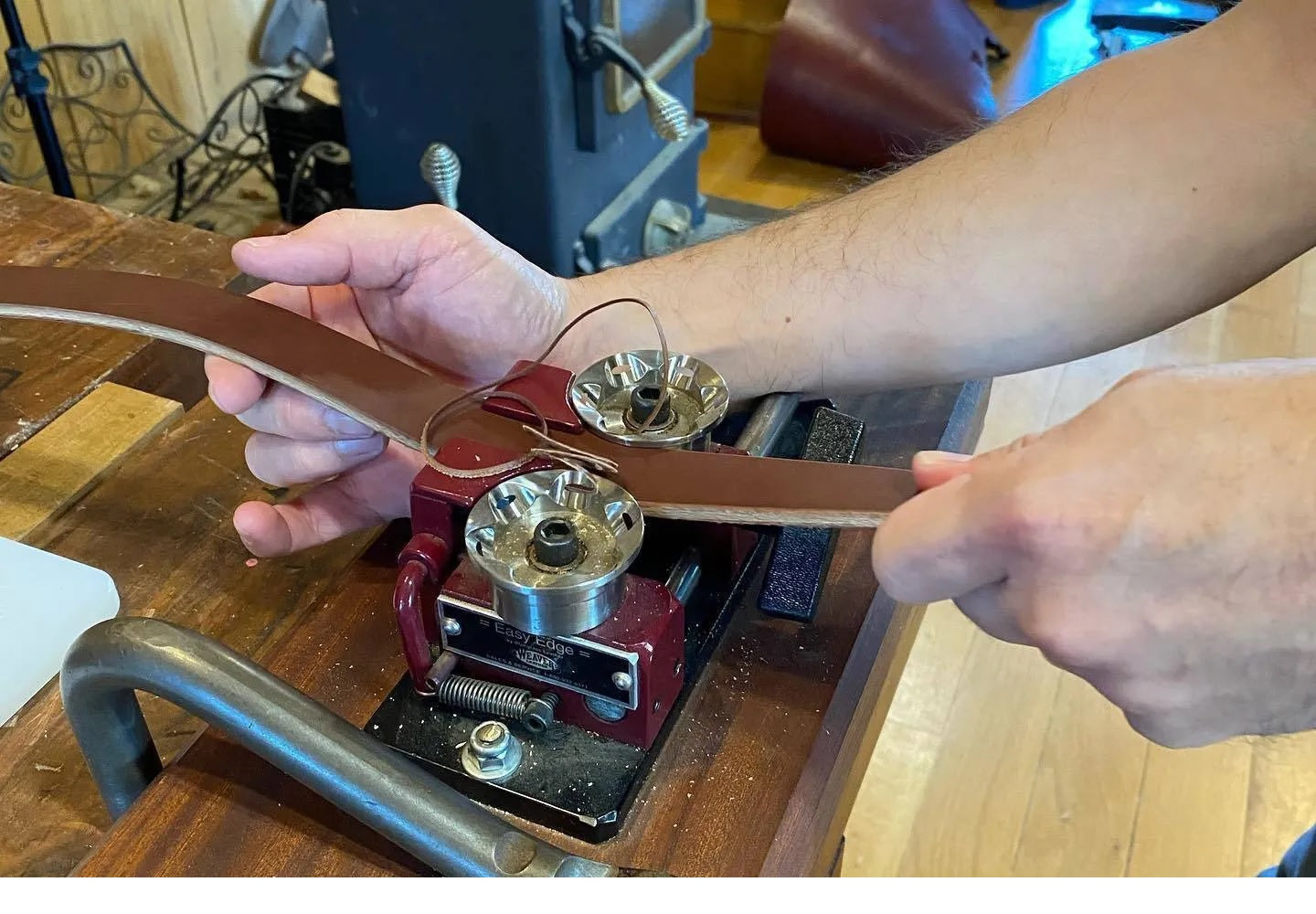 4" Leather Weaver Leather Master Tool EZ Edge Strap Beveler