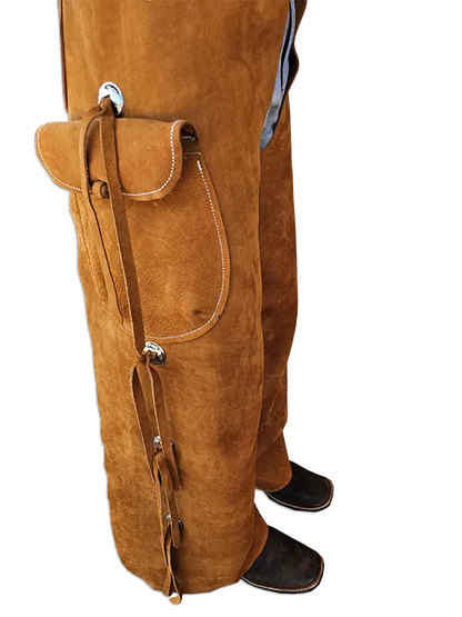 Yellow Handmade Cowboy Leggings Chaps