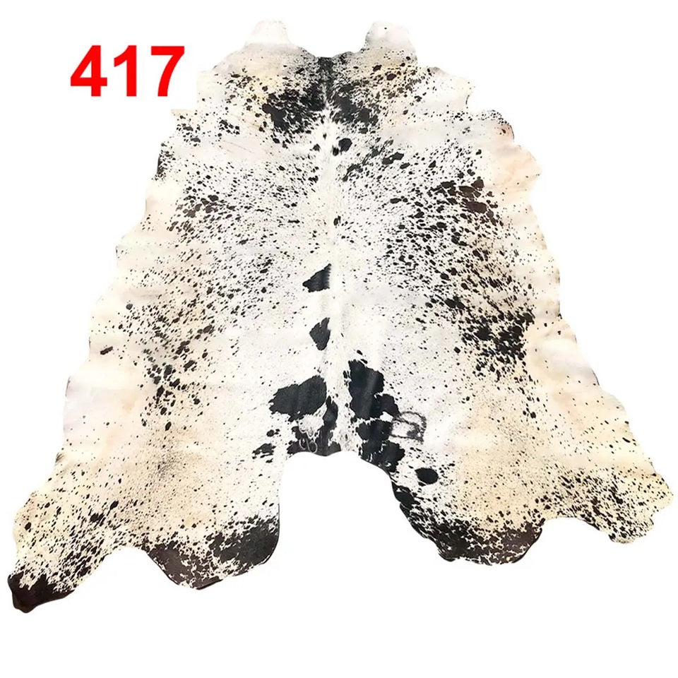 Cowhide Leather Animal Rug 6'5" x 6'5"