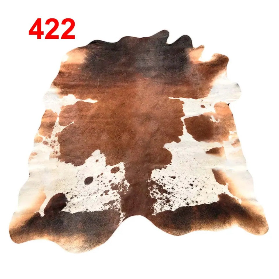 Cowhide Leather Animal Rug 6'5" x 6'5"