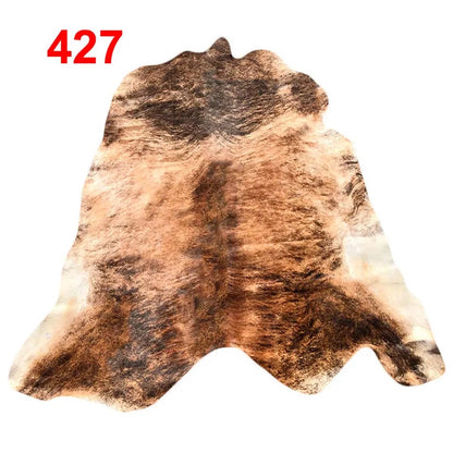 Cowhide Leather Animal Rug 6'5" x 6'5"