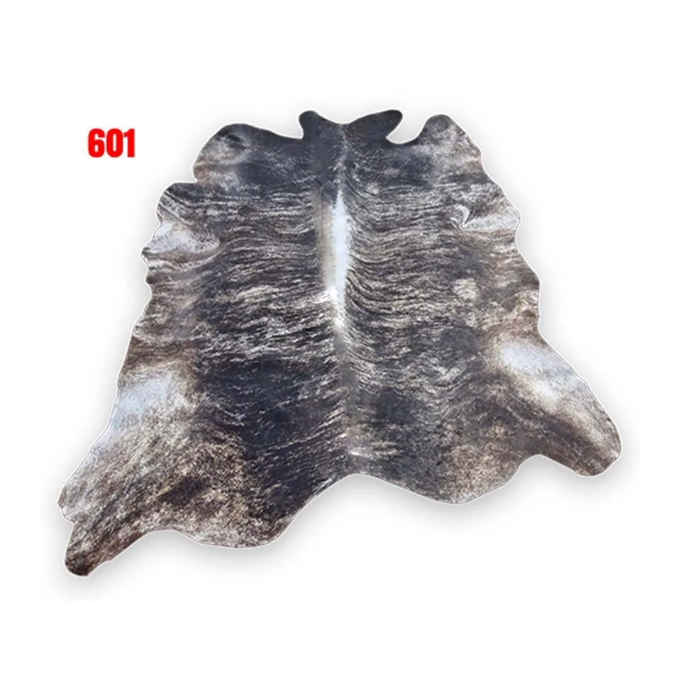 Cowhide Leather Animal Rug 6'5" x 6'5"