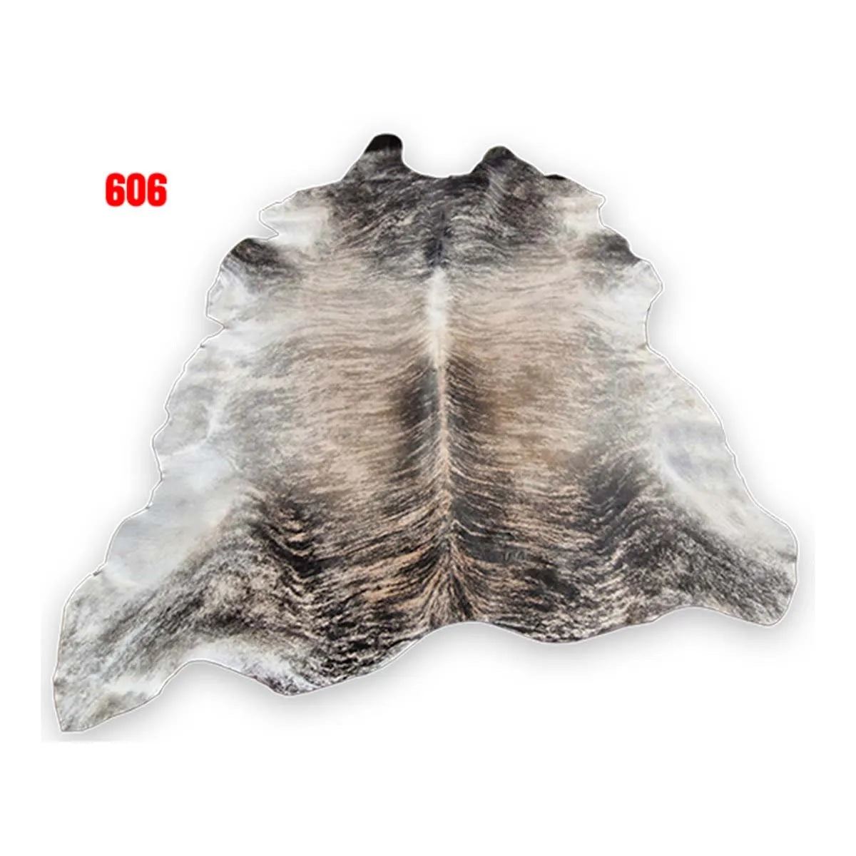 Cowhide Leather Animal Rug 8'2" x 8'2"