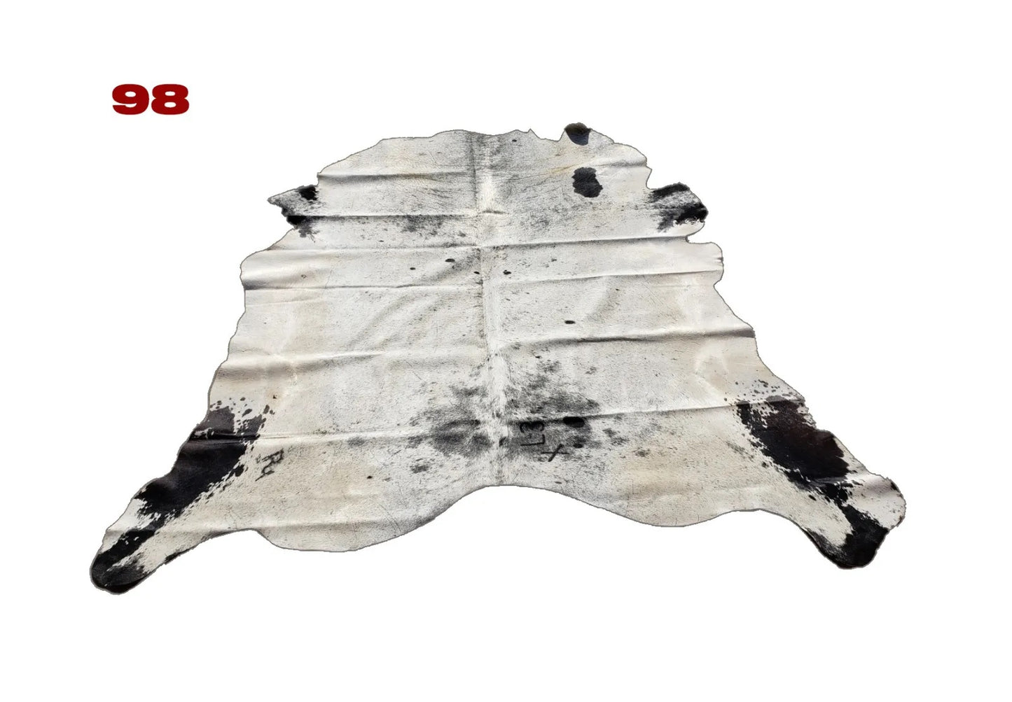 Cowhide Leather Animal Rug 8'2" x 8'2"